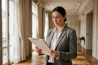 Propriétaire évaluant sa maison pour une location de tournage cinématographique